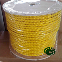 pp split film 3 strands twisted rope 